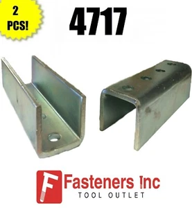 (QTY 2) 1-5/8" 4 Hole Splice Clevis Coupler for Unistrut Channel #4717 P1377 - Picture 1 of 4