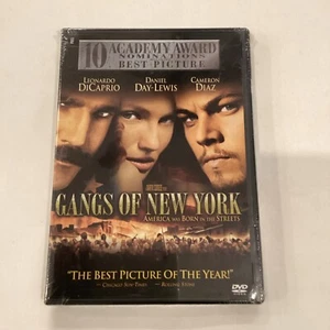 Gangs of New York (DVD, 2003) Leonardo DiCaprio Cameron Diaz BRAND NEW SEALED - Imagen 1 de 3