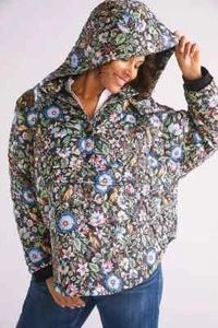 Anthropologie Maeve Floral Puffer Hooded Jacket Size 2X (22/24 UK) New RRP:140£!