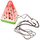  Ocarina Ceramics Child Kids Musical Instrument Fruit Necklace for Children