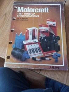 Motorcraft 1987 Tune up specifications SP1000L U.S & Imports - Picture 1 of 3