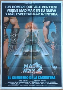 Mad Max 2: The Road Warrior ORIGINAL Spanish '82 POSTER Mel Gibson different art - Picture 1 of 2
