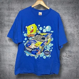 Vintage NASCAR Team Lowe's "Spongebob" Jimmie Johnson #48 Tee - Picture 1 of 4