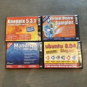 linux ubuntu 8.04 sixpack software and others - Picture 1 of 5