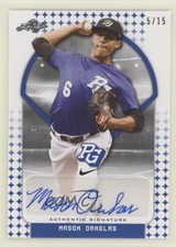 2018 Leaf Perfect Game National Showcase Blue /15 Mason Ornelas #BA-MO1 Auto