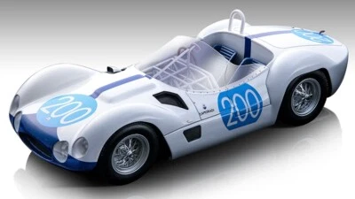 MODELLINO AUTO STATICO TECNOMODEL MASERATI BIRDCAGE TARGA FLORIO 1960 SCALA 1/18 - Immagine 1 di 4