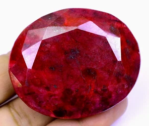 RARA 400,70 quilates Piedra Preciosa Suelta Roja Rubí Rojo Grado Museo Certificado - Imagen 1 de 7