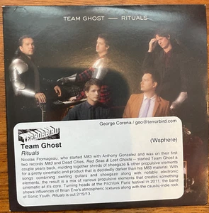 Team Ghost: Rituals (Audio CD, 2013) Special Pre-Release Advance Copy, Import - Picture 1 of 2