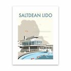 Saltdean Lido Brighton And Hove 28X35cm Art Print By Dave Thompson