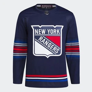 NWT! Adidas New York Rangers Third Jersey Men’s 54 NHL Hockey Navy Blue IP0346 - Picture 1 of 2