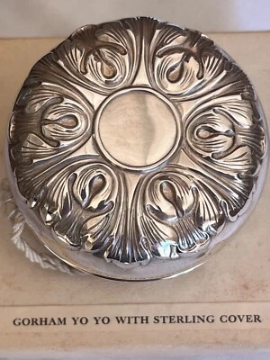 Beautiful VTG 1970's Gorham YoYo Toy Stamped Sterling Silver Cover  Original Box - Image 1 of 4