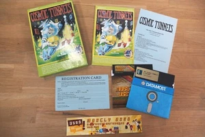 COSMIC TUNNELS - Action - 1983 | DATAMOST | COMMODORE 64 | DISK | OVP | VG+ - Bild 1 von 17