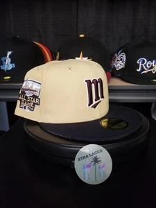 Exclusive New Era 59FIFTY Minnesota Twins Fitted Hat Size 8 - Picture 1 of 6