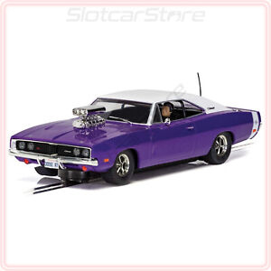Scalextric C4148 Dodge Charger R/T "Purple" Big Block 1:32 Auto Slotcar Licht