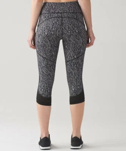 Gently Worn  Lululemon Fit Physique Crop 19"  Luon Suited Jacquard  Women's 6 - Picture 1 of 9