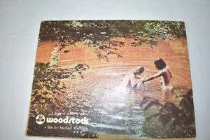 ORIGINAL WOODSTOCK, BOOK A FILM BY MICHAEL WADLEIGH HIPPIE WARNER BROS VINTAGE - Picture 1 of 11