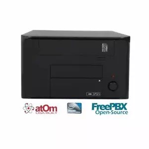 ATOM Asterisk FreePBX VoIP PBX Intel M804 VoIP IP Business PBX with 2 FXO/FXS - Picture 1 of 8