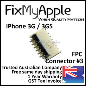 iPhone 3GS 3G OEM Light Sensor Ear Speaker Flex Cable FPC PCB Connector Number 3