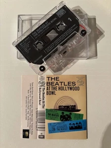 THE BEATLES - THE BEATLES AT THE HOLLYWOOD BOWL (UK CASSETTE TAPE) - Picture 1 of 5
