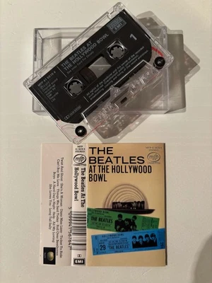THE BEATLES - THE BEATLES AT THE HOLLYWOOD BOWL (UK CASSETTE TAPE) - Image 1 of 4