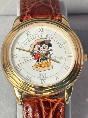 Mickey & Minnie Goebel Celebration Limited Edition Watch, Rare Vintage Disneyana - Image 1 of 4