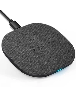 New Wireless Charger Fast Charging Pad Dock Station For Mobile Phones UK Seller - Picture 1 of 4