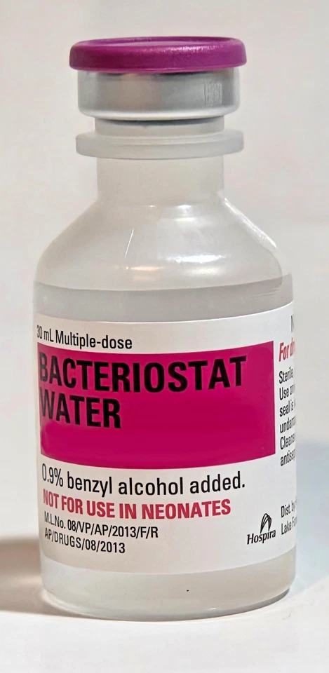 UM - 30ml frasco solução de reconstituição água hospira - Imagem 1 de 1