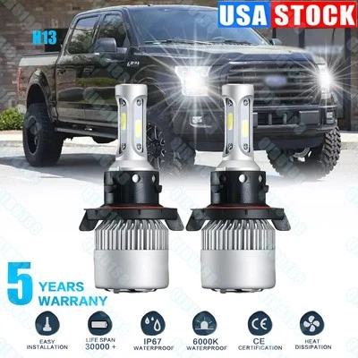 H13 LED Headlight Bulbs For Ford F150 2004-2014 F-250 F-350 Super Duty 2005-2022 - Image 1 of 4