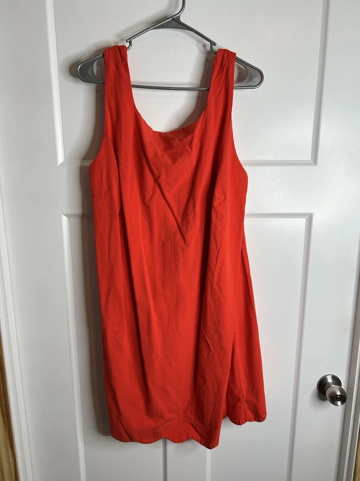 Vestido feminino Kate Spade x Target XXL mistura de linho resort vermelho/laranja 5286 - Imagem 1 de 1