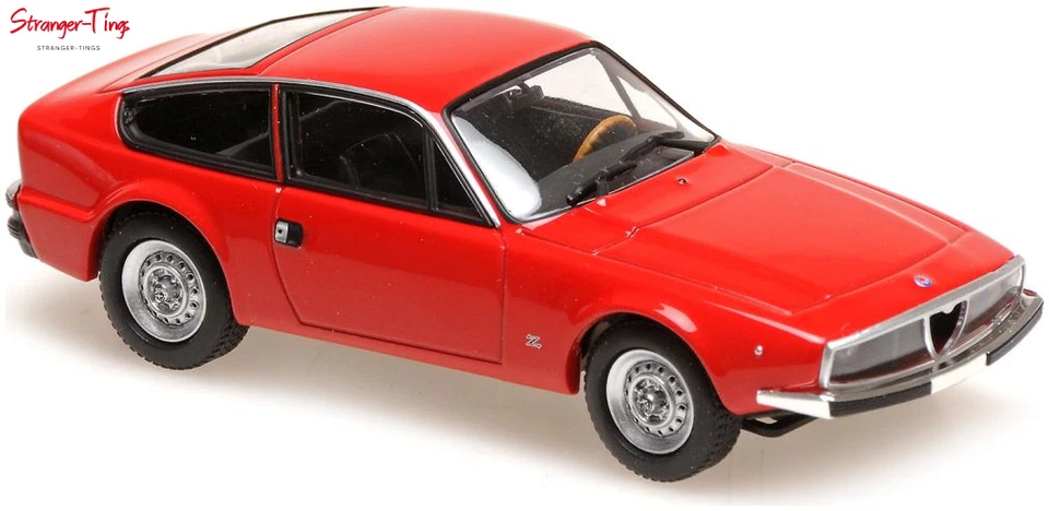 MiniChamps Alfa Romeo 1600 Junior Z - 1972 - Red 1:43 - Image 1 of 1