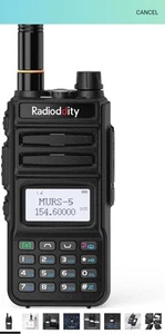 Radioddity MU-5 MURS Radio, License Free Two-Way Radio Rechargable - Afbeelding 1 van 15