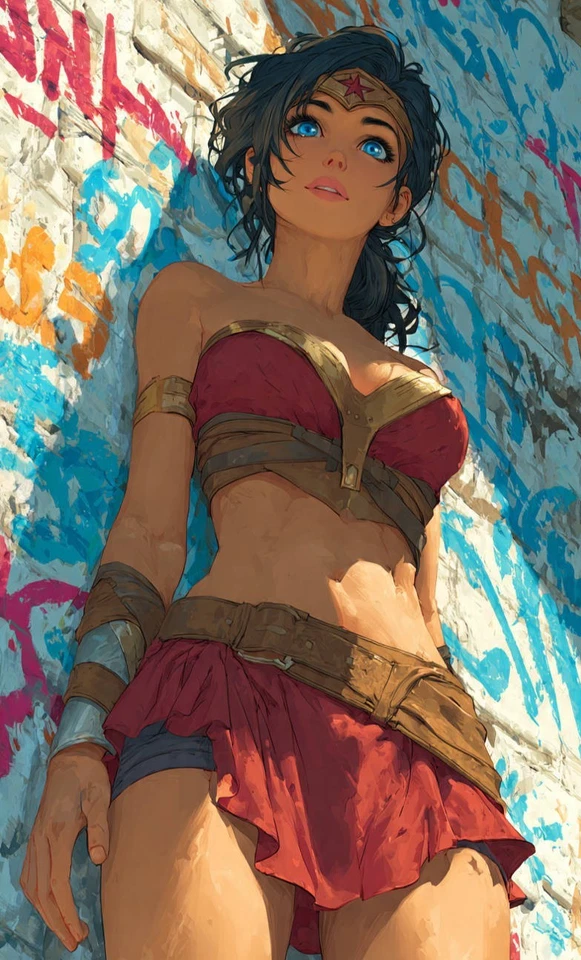 4x6  Color Photo Print Women Famous Fan Art ai Fantasy superhero cosplay HOT 71 - Image 1 of 1