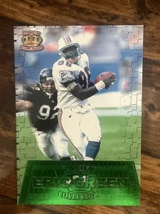 1996 Pacific Gridiron Gems Insert Eric Green #GG-26 Green Foil Dolphins EX/NM - Imagen 1 de 4
