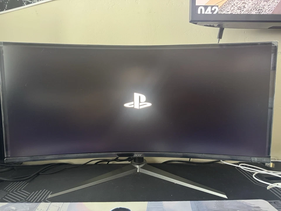 Acer - Nitro Gaming 34Curved QHD 180Hz 1ms FreeSync Premium Gaming Monitor ... - Image 1 of 4