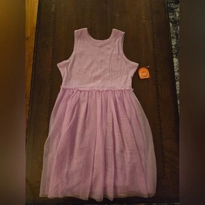 Nuevo con etiquetas Vestido Niña XL Sin Mangas con Fondo Estilo Tutú Morado Claro - Imagen 1 de 1