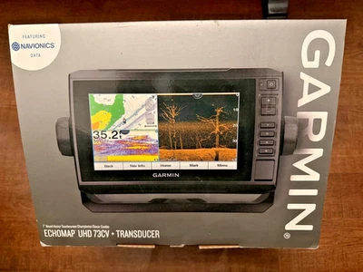 Garmin ECHOMAP UHD 73CV (010-02334-01) + GT24UHD-TM Transducer - Image 1 of 4