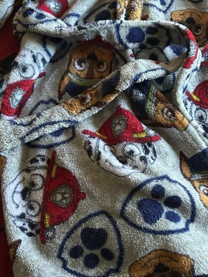 Nickelodeon Paw Patrol Hooded Robe Boys Super Soft, EUC Size 10 - Image 1 of 4