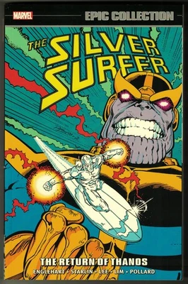 SILVER SURFER EPIC COLLECTION RETURN OF THANOS TP TPB $44.99srp Starlin NEW NM - Image 1 of 2