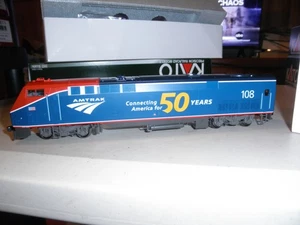 AMTRAK  ' PHIV w/ 50th Anniversary scheme" P42  w/ DCC & Sound  # 108 - Picture 1 of 4