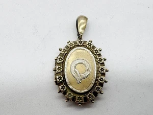 ANTICO CIONDOLO MEDAGLIONE FOTO VITTORIANO ARGENTO MASSICCIO PER COLLANA DONNA - Foto 1 di 7