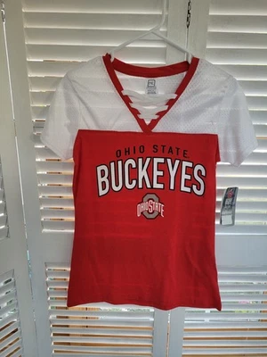 Pro Edge Women's Ohio State Buckeye Jersey Tee Size S - Image 1 of 4
