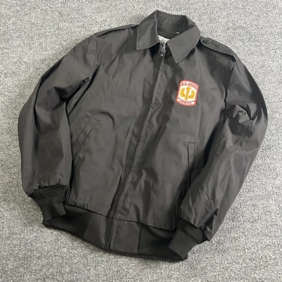 Chaqueta JROTC del Ejército de Estados Unidos Para Hombres Pequeña Negra Cortavientos Colección Guarnición Uniforme Foto 1 de 4