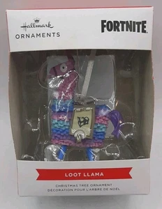 Hallmark Fortnite Botín Llama Árbol de Navidad Adorno 2023 NUEVO - Imagen 1 de 4
