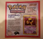 SABRINA'S ABRA #19 Black Star Promo Pokemon 