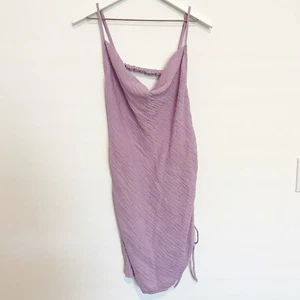 ASOS Petite Cowl Neck Ruched Open Back Mini Dress Party Club Summer Cocktail 12 - Picture 1 of 7