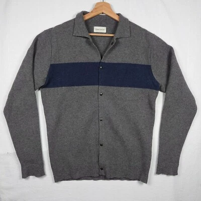 Oliver Spencer Men's Roxwell Knitted Jacket - Swinden Grey/Blue WOOL Medium M - Image 1 of 4