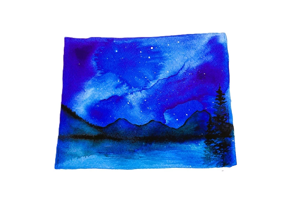 Wyoming State, Jessica Durrant, Wall Decor Home Art Print 11" x 14" 2764 - Image 1 of 1