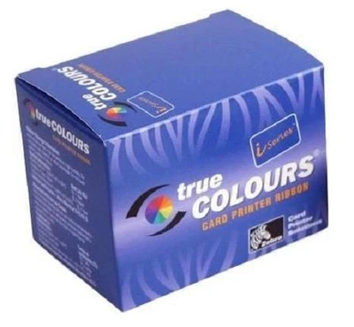 Zebra Ribbon P310i P320i P330i P430i YMCKO 800015-440 True Colours Card - Image 1 of 2