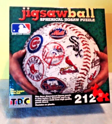 TDC Games Jigsaw Ball Spherical Jigsaw Puzzle Major league Baseball 122523-4 - Image 1 of 4