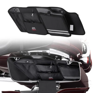 Saddlebag Liners Organizer For 93-2013 Touring Electra Street Glide Road King - Picture 1 of 7